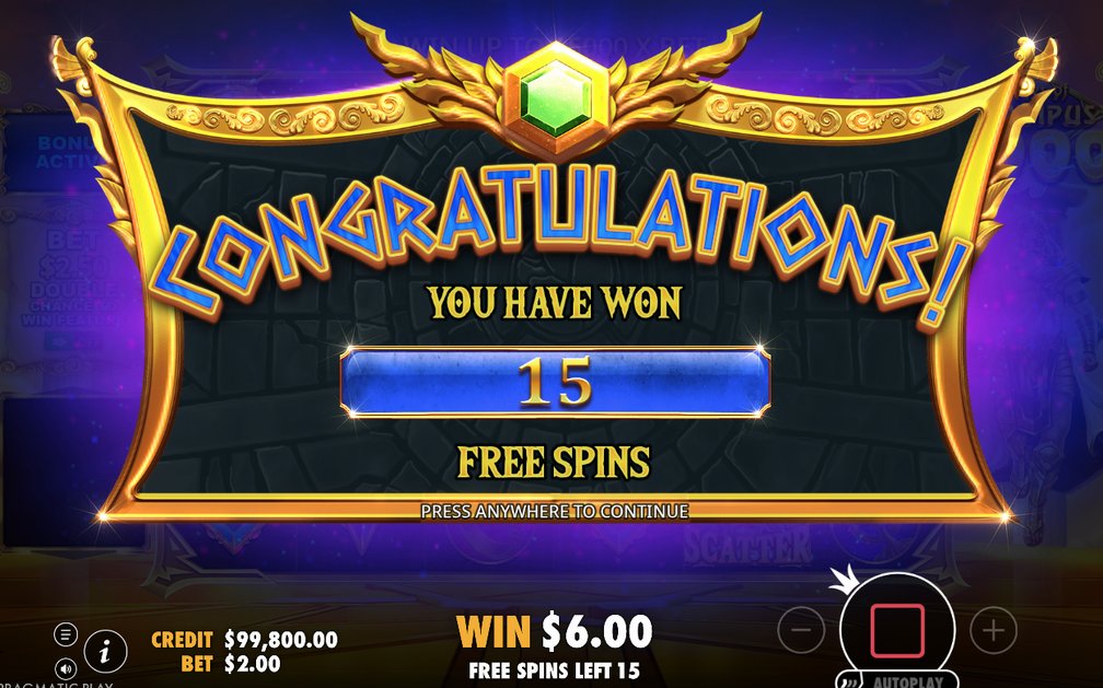 Free Spins round in progress with special reels active