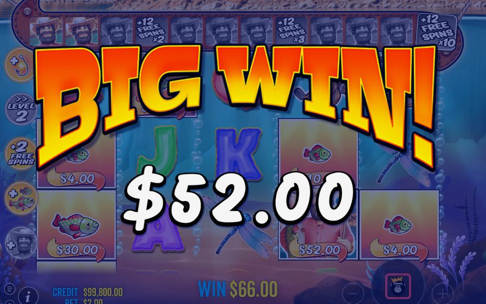 Free Spins screen as the reels keep turning