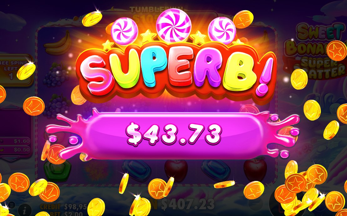 Another Free Spins screen after a tumble